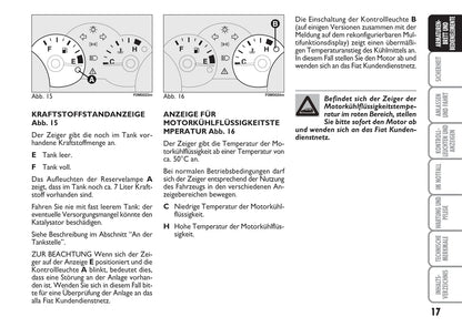 2007-2008 Fiat Grande Punto Owner's Manual | German