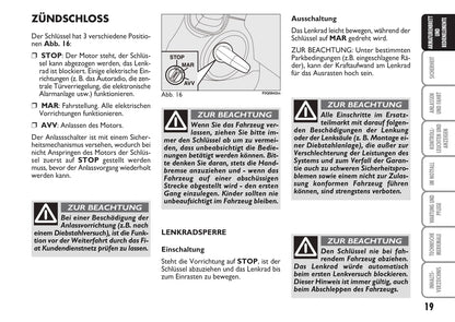 2009-2010 Fiat Bravo Owner's Manual | German
