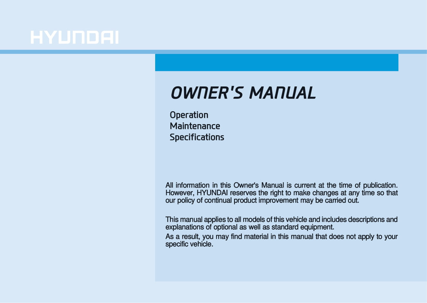 2016-2017 Hyundai Creta Owner's Manual | English