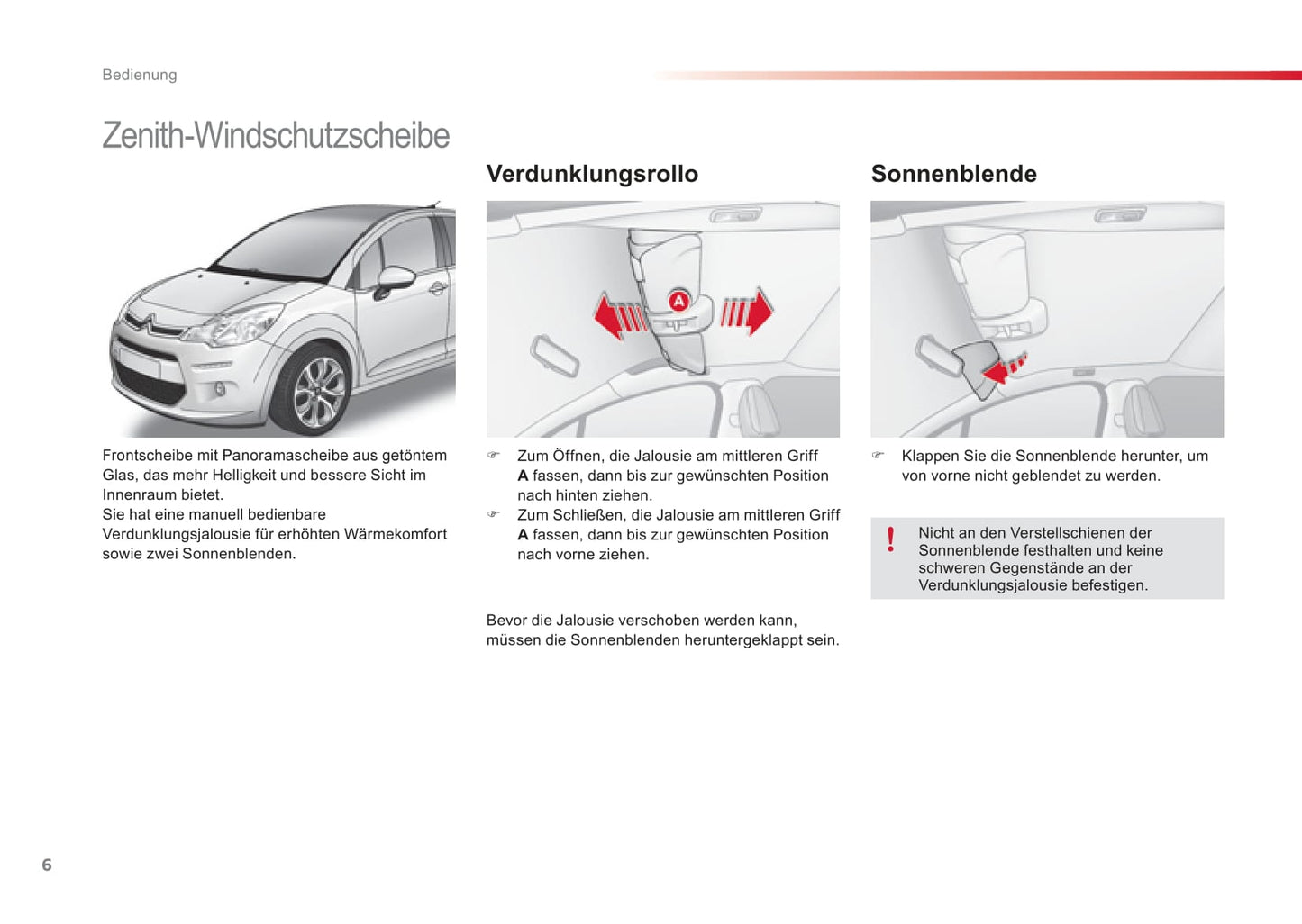 2013-2014 Citroën C3 Owner's Manual | German