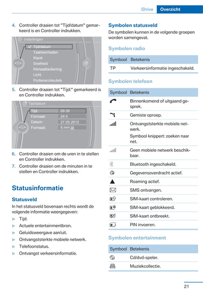 2015 BMW 2 Series Owner's Manual | Dutch