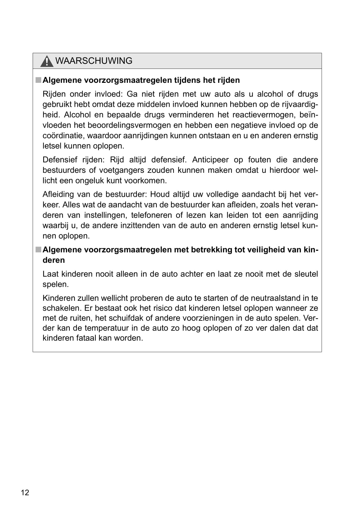 2011-2012 Toyota Land Cruiser Off-Road Manual | Dutch