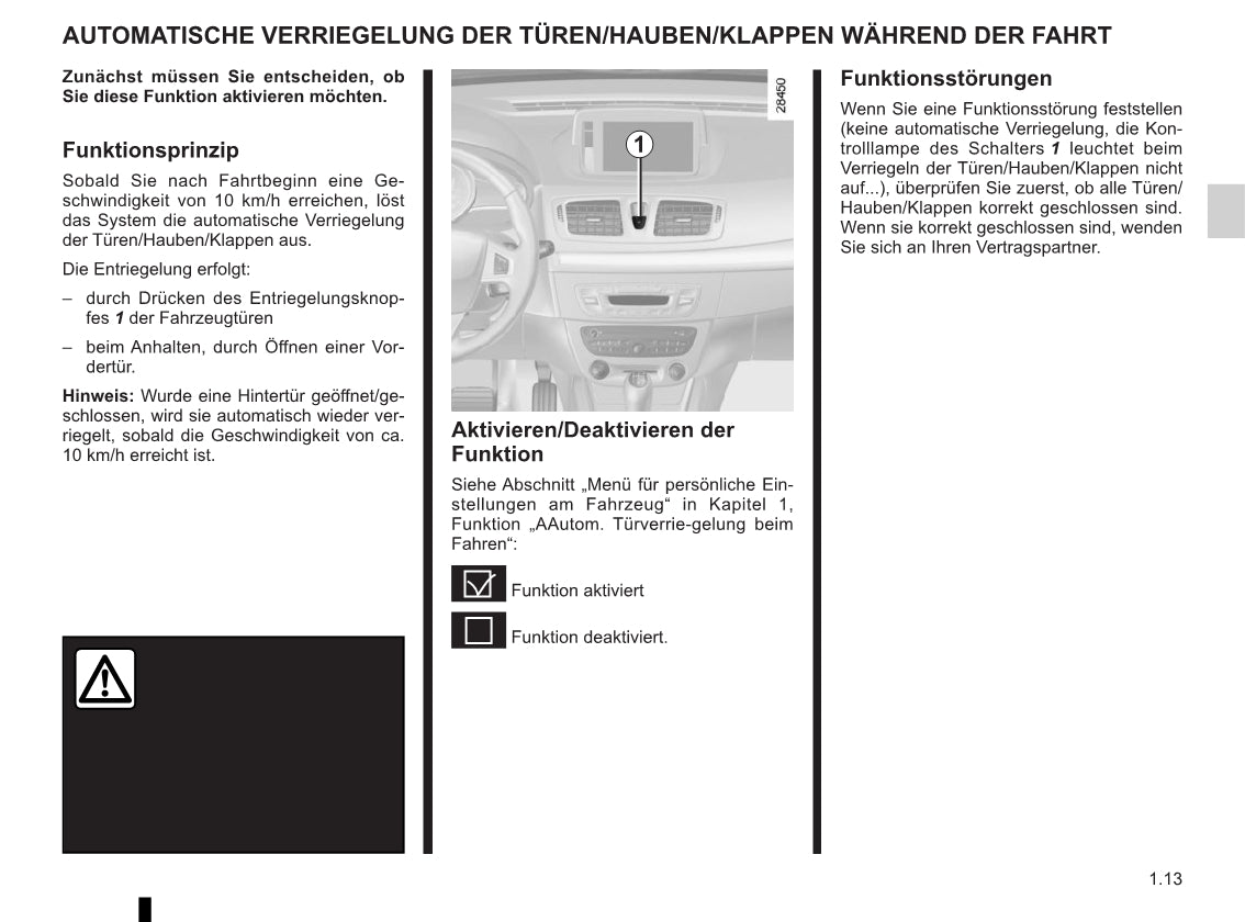 2015-2016 Renault Mégane Owner's Manual | German