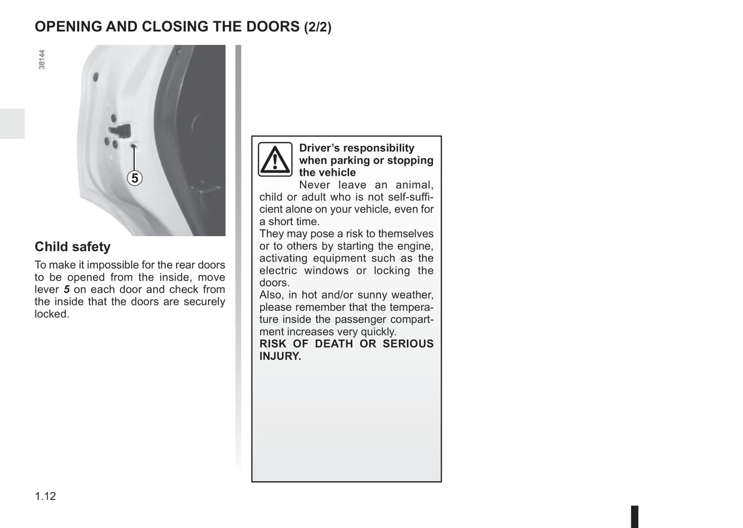 2015-2016 Renault Captur Bedienungsanleitung | Englisch