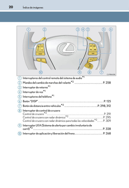 2013-2018 Lexus LS 300h Manuel du propriétaire | Espagnol