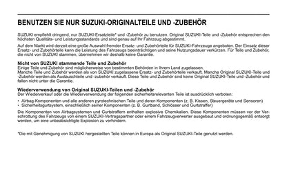 2015-2016 Suzuki Vitara Gebruikershandleiding | Duits
