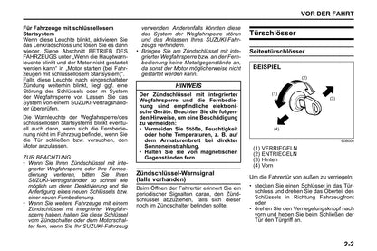 2015-2016 Suzuki Vitara Owner's Manual | German