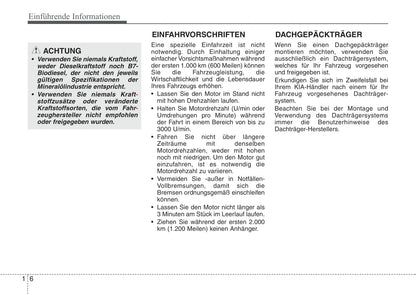 2010-2011 Kia Cee'd Owner's Manual | German