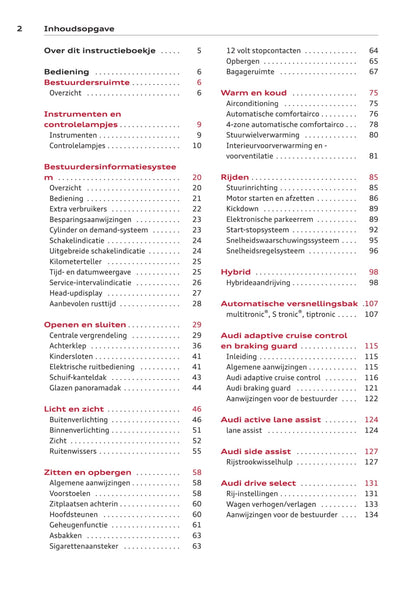 2012-2014 Audi A6/S6 Bedienungsanleitung | Niederländisch