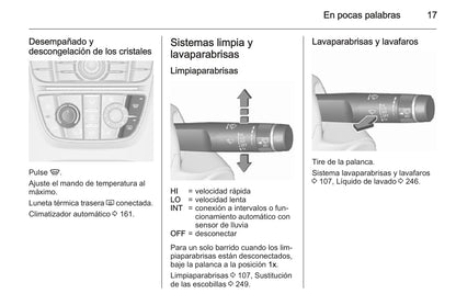 2015 Opel Astra Owner's Manual | Spanish