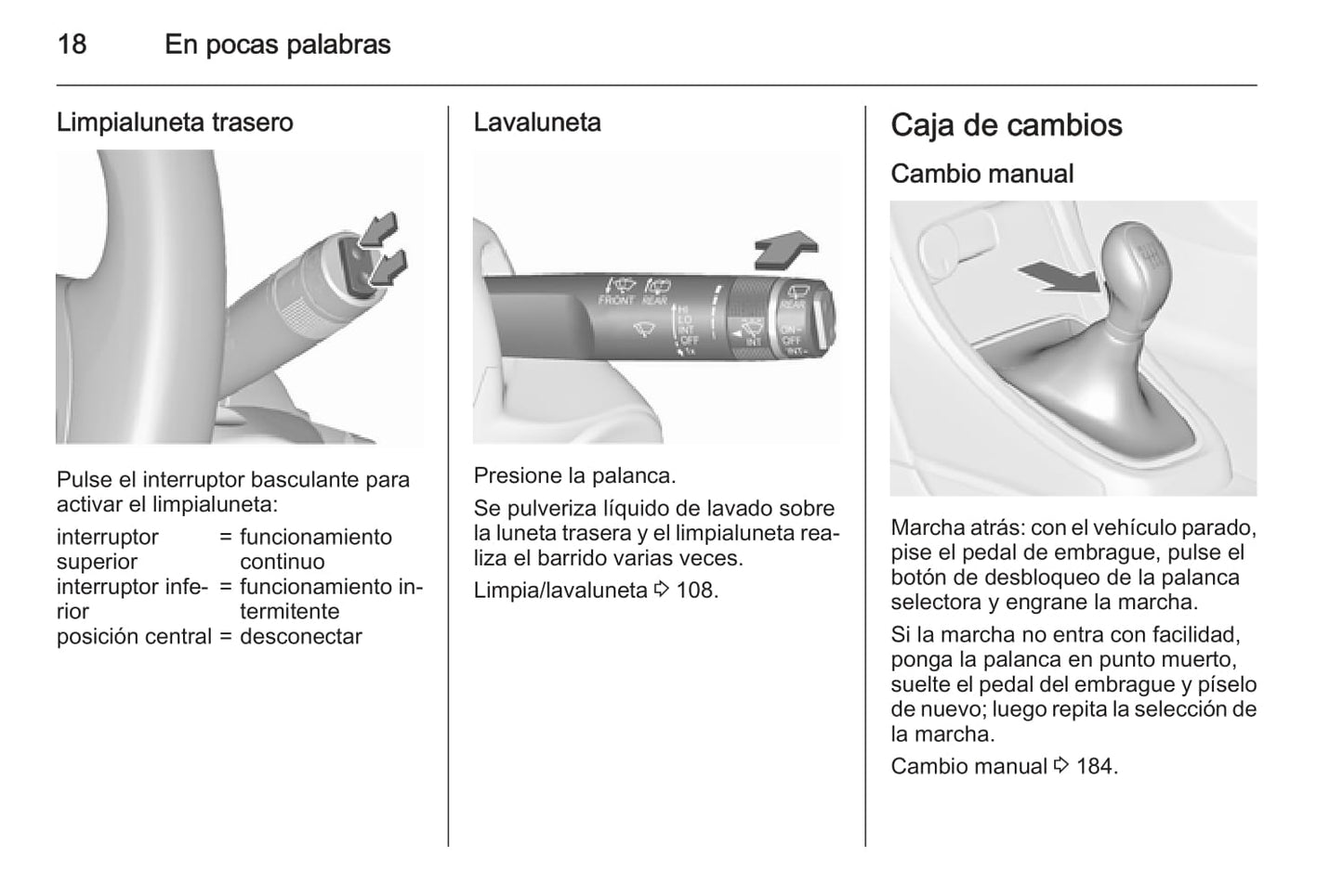 2015 Opel Astra Owner's Manual | Spanish