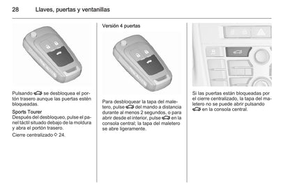 2015 Opel Astra Owner's Manual | Spanish