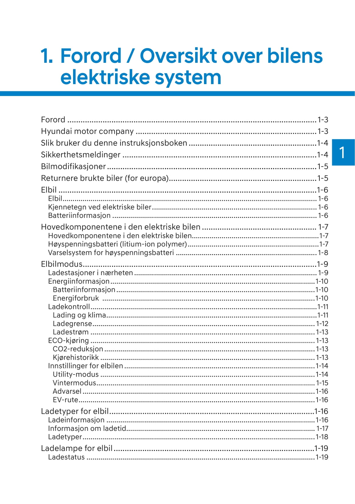 2021-2022 Hyundai Kona Electric Gebruikershandleiding | Norsk