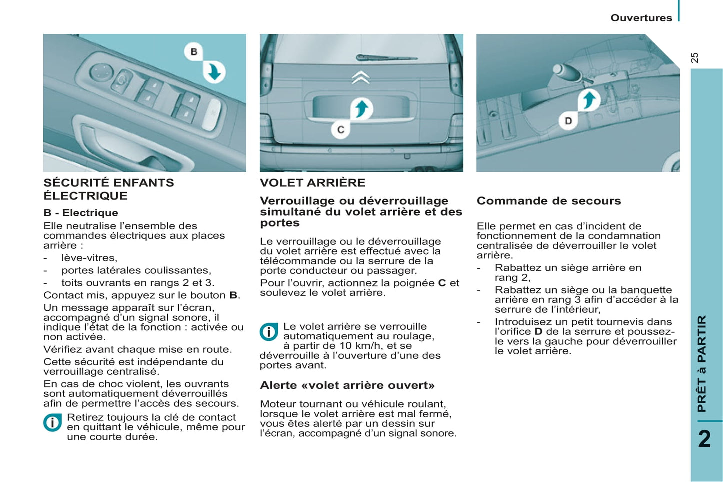 2013-2014 Citroën C8 Owner's Manual | French