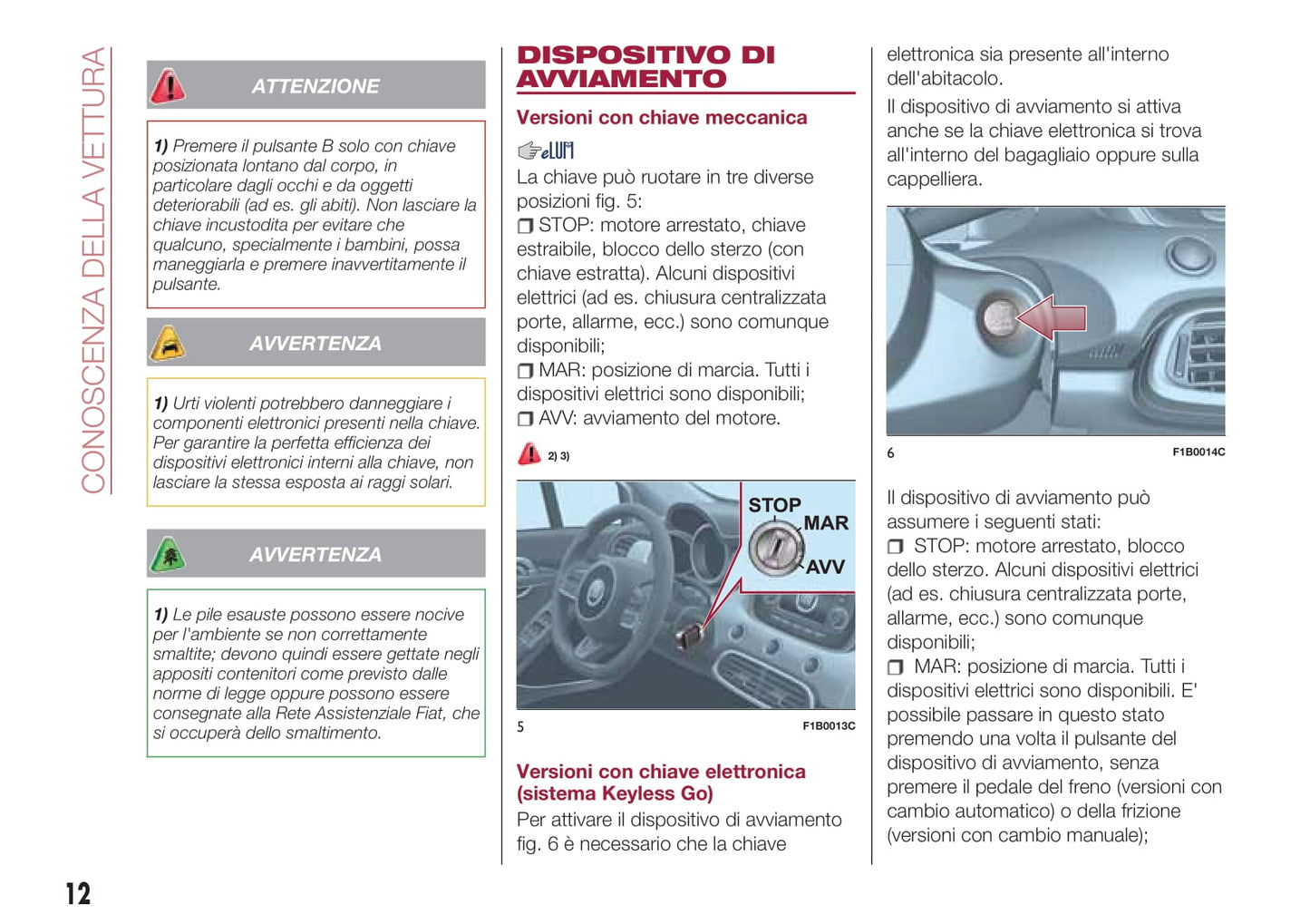 2017-2018 Fiat 500X Bedienungsanleitung | Italienisch