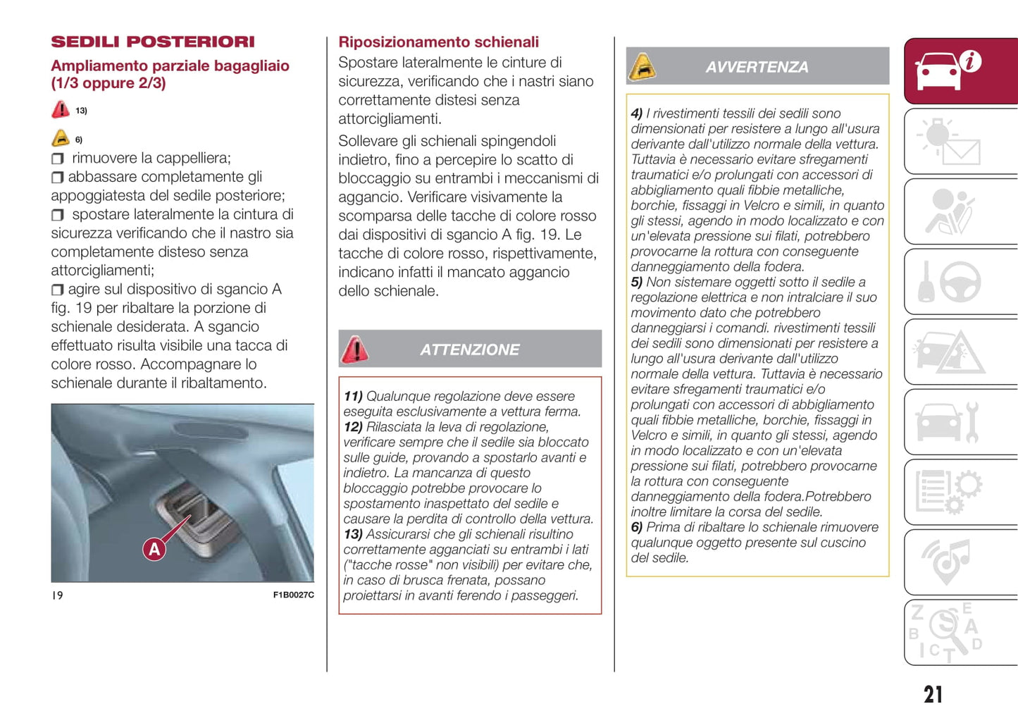 2017-2018 Fiat 500X Owner's Manual | Italian