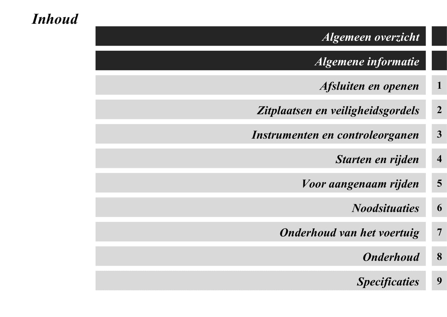 1999-2006 Mitsubishi Pajero Gebruikershandleiding | Nederlands