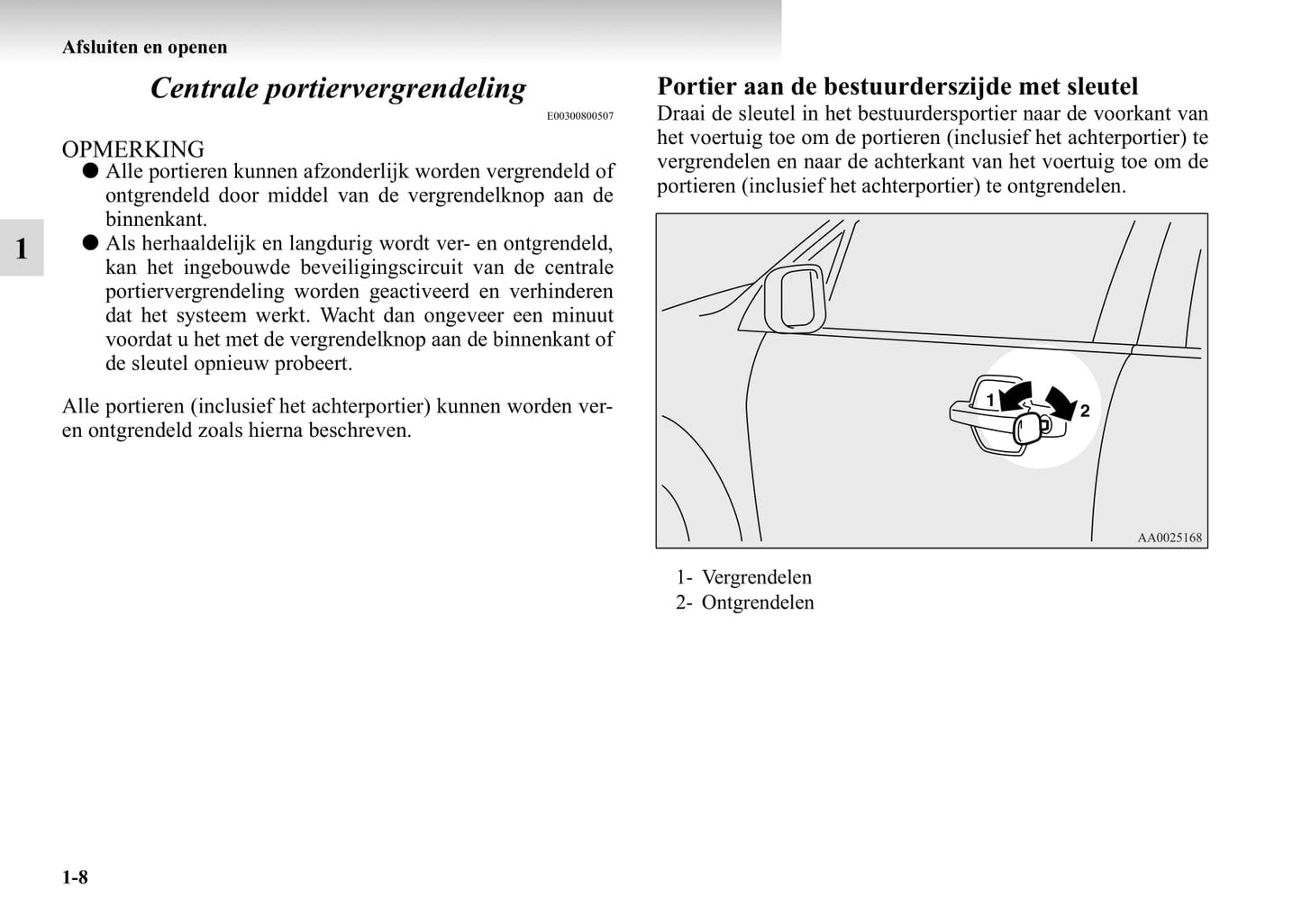 1999-2006 Mitsubishi Pajero Bedienungsanleitung | Niederländisch