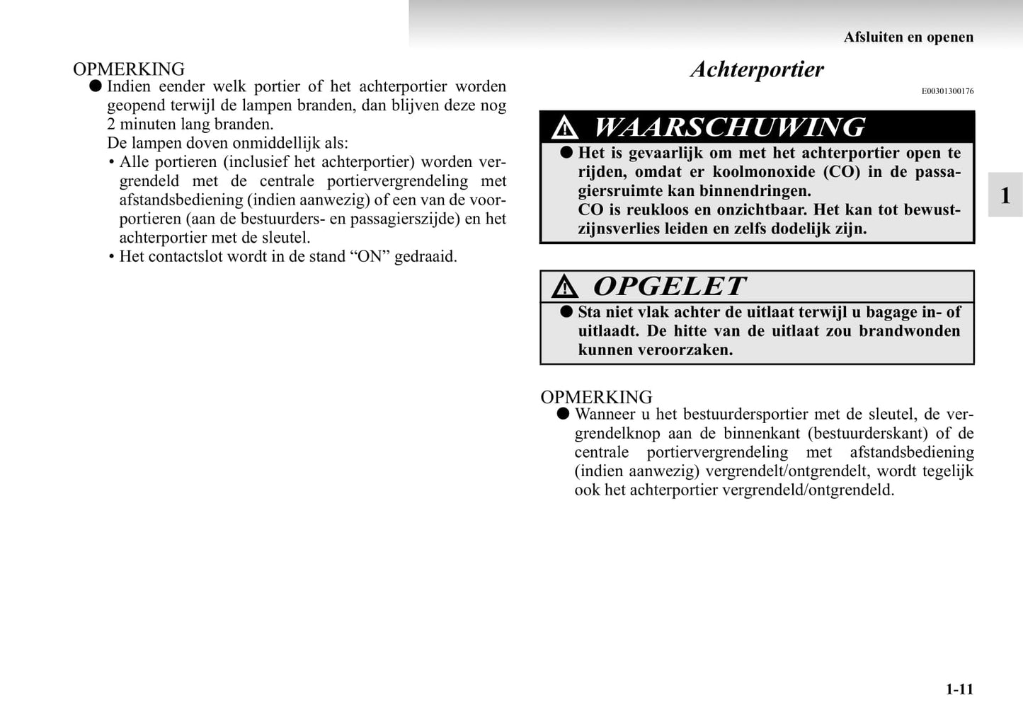 1999-2006 Mitsubishi Pajero Gebruikershandleiding | Nederlands