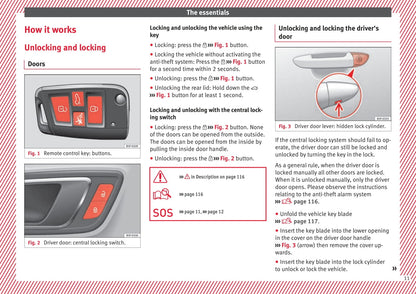 2013-2017 Seat Leon Owner's Manual | English