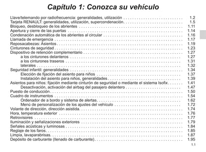 2019-2020 Renault Koleos Gebruikershandleiding | Spaans
