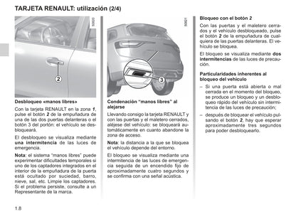2019-2020 Renault Koleos Bedienungsanleitung | Spanisch