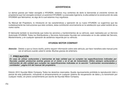 2011-2015 Hyundai i40 Manuel du propriétaire | Espagnol