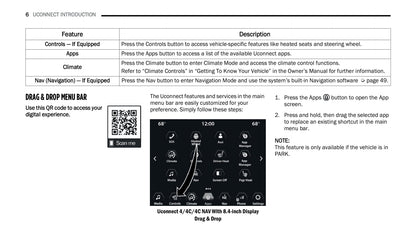 Uconnect Radio 8.4 Inch Display Gebruikershandleiding