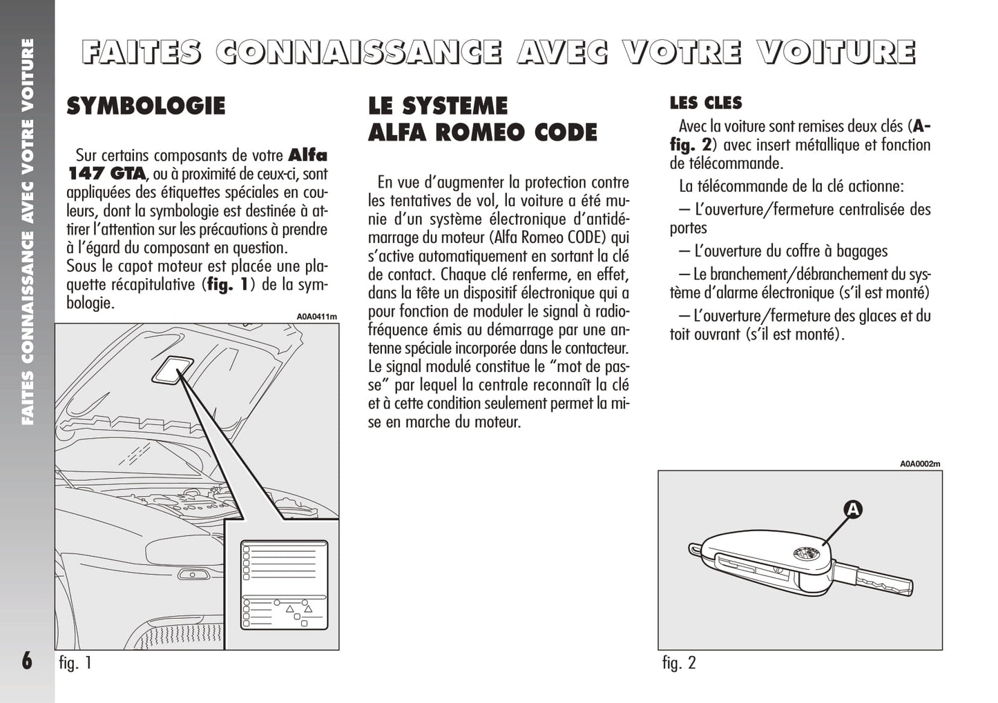 2005-2011 Alfa Romeo 147 Manuel du propriétaire | Français