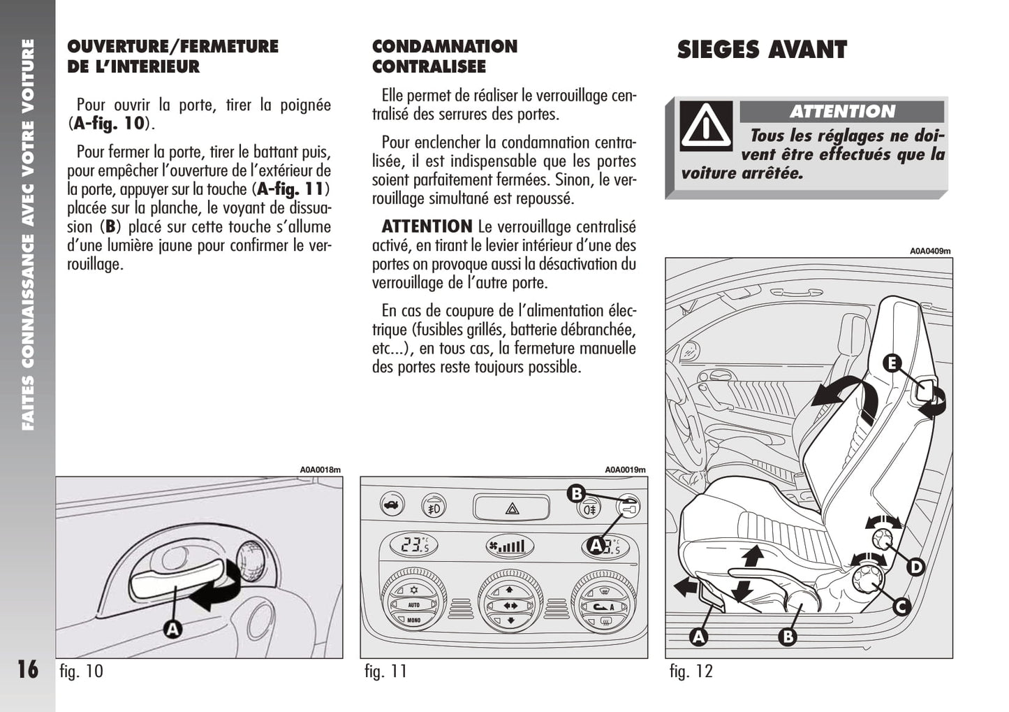 2005-2011 Alfa Romeo 147 GTA Owner's Manual | French