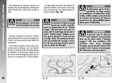 2005-2011 Alfa Romeo 147 GTA Owner's Manual | French