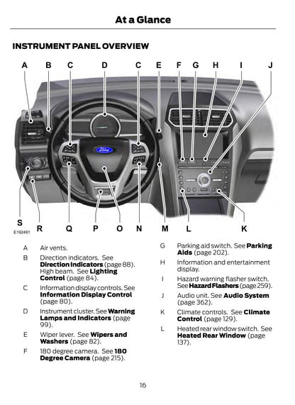 2019 Ford Exporer Owner's Manual | English