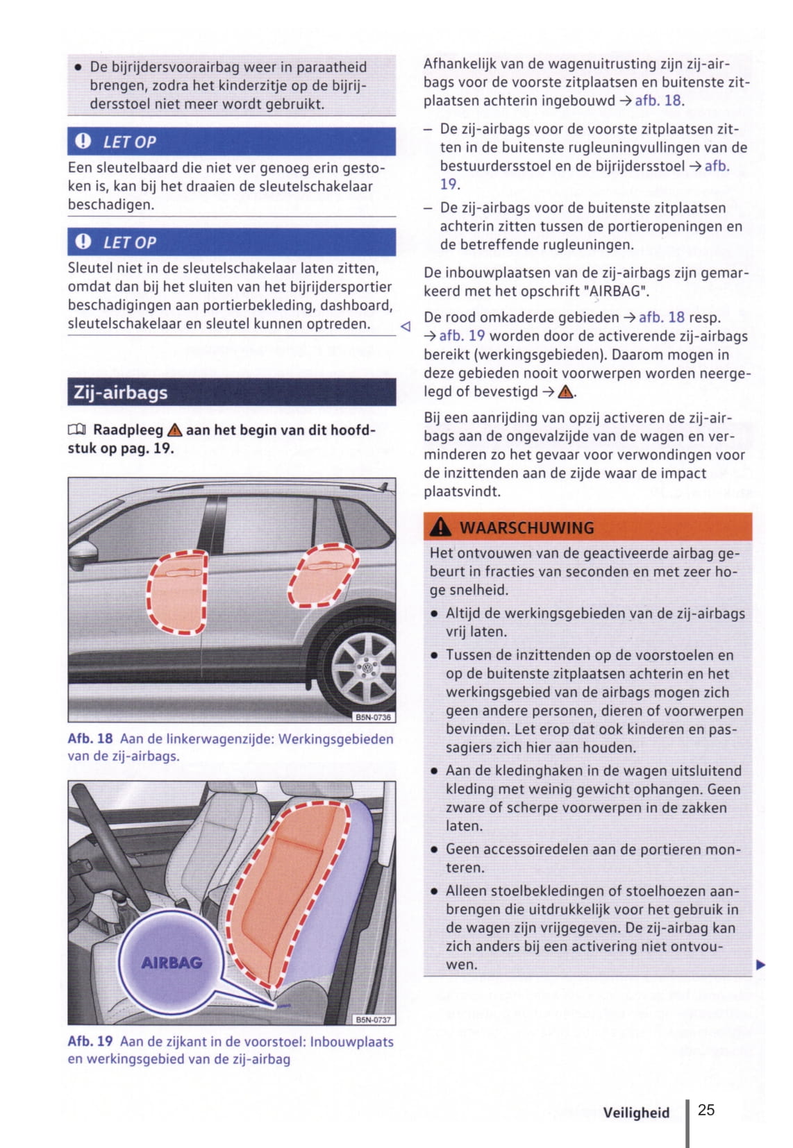 2016-2020 Volkswagen Tiguan Bedienungsanleitung | Niederländisch