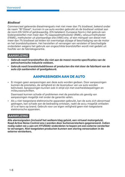 2021-2023 Hyundai Tucson Manuel du propriétaire | Néerlandais