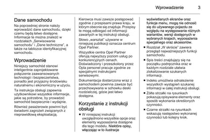 2014 Opel Zafira / Zafira Family Owner's Manual | Polish