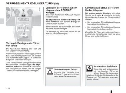 2014-2015 Renault Koleos Owner's Manual | German
