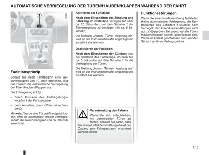 2014-2015 Renault Koleos Owner's Manual | German