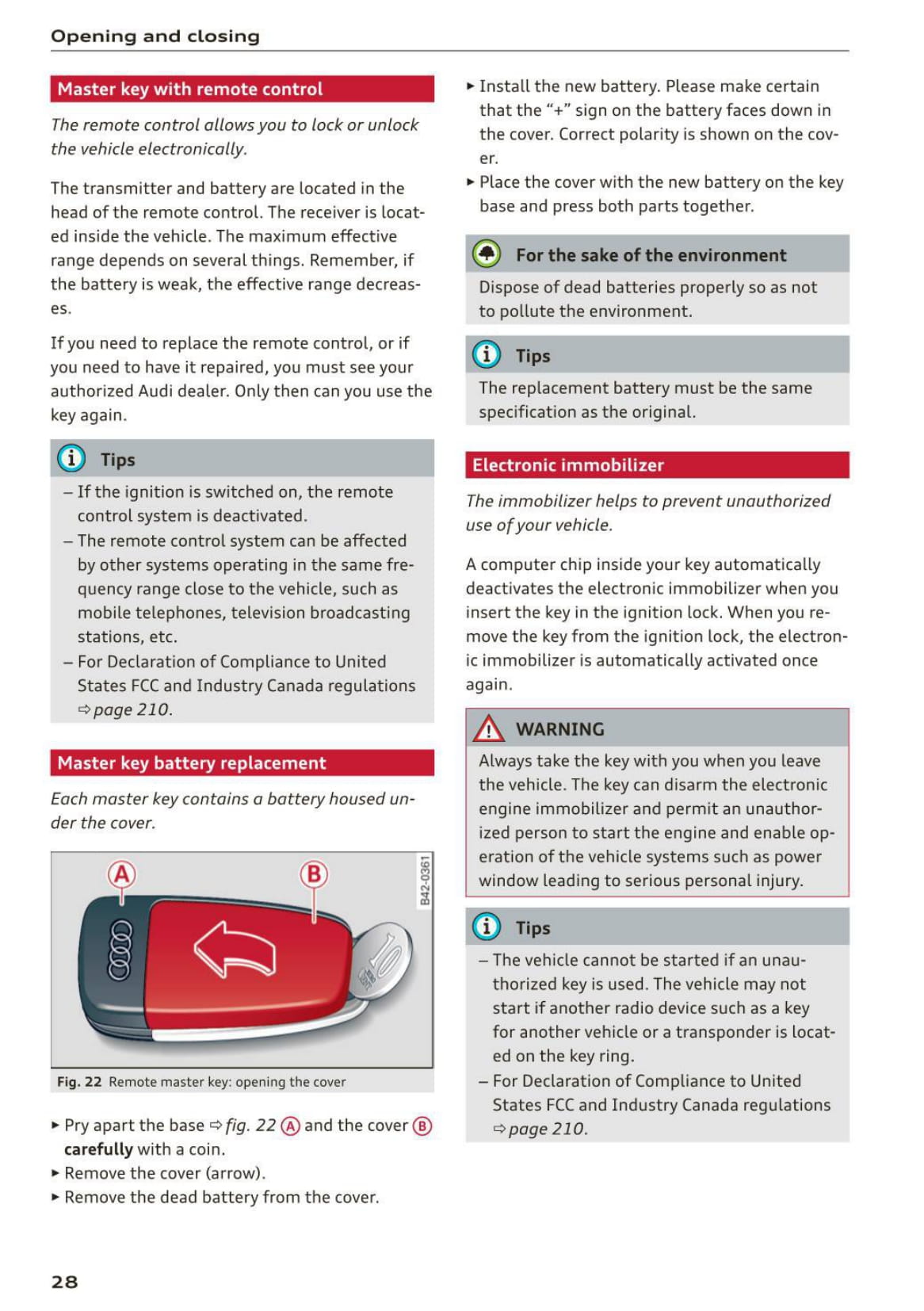 2012-2015 Audi R8 Owner's Manual | English