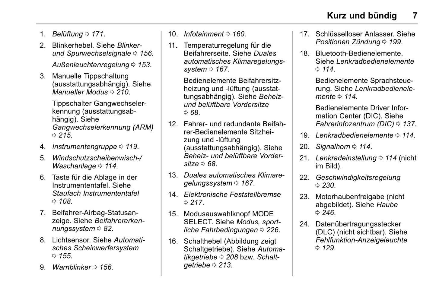 2014-2018 Chevrolet Corvette Owner's Manual | German