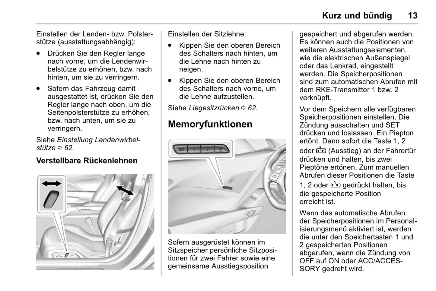 2014-2018 Chevrolet Corvette Owner's Manual | German