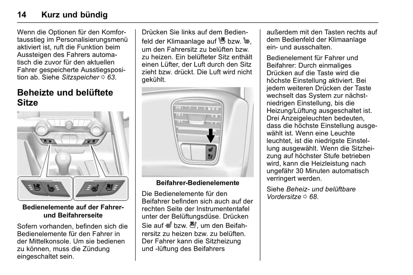 2014-2018 Chevrolet Corvette Owner's Manual | German