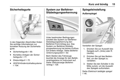 2014-2018 Chevrolet Corvette Owner's Manual | German