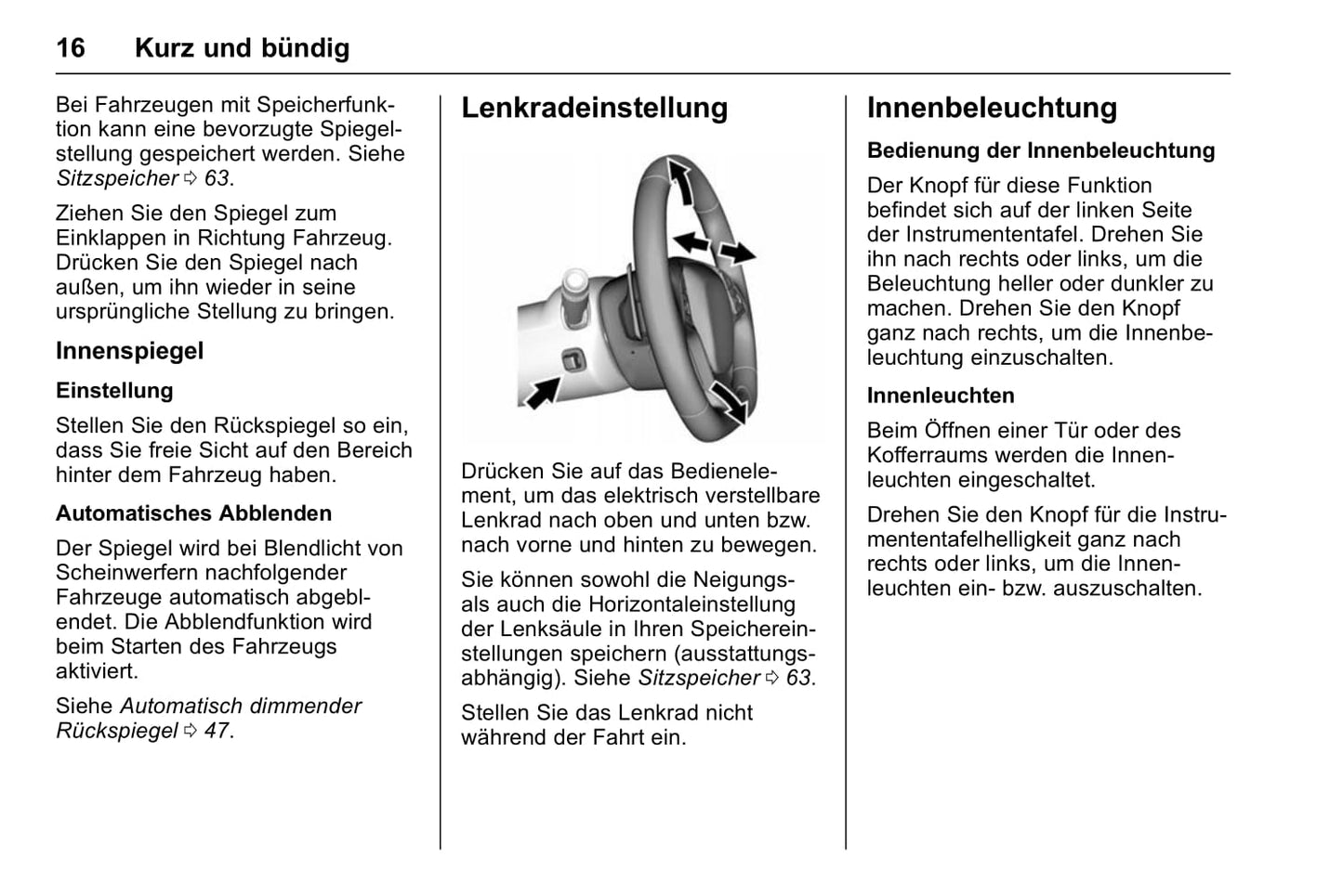 2014-2018 Chevrolet Corvette Bedienungsanleitung | Deutsch