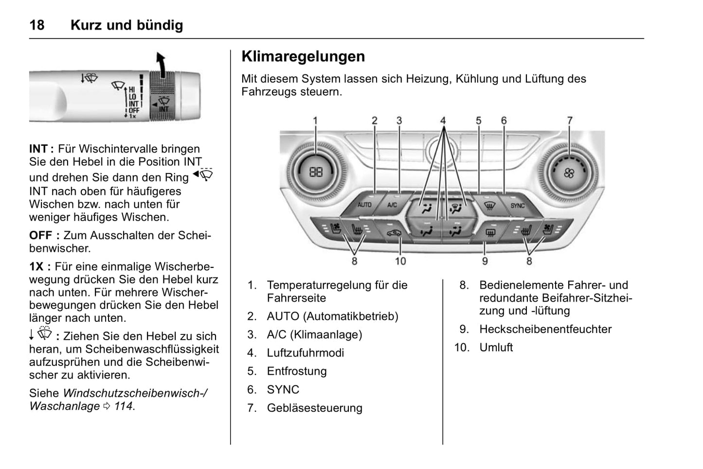 2014-2018 Chevrolet Corvette Owner's Manual | German