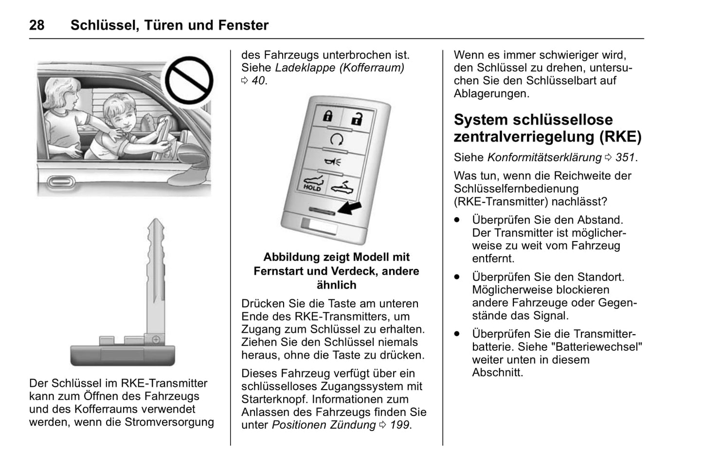 2014-2018 Chevrolet Corvette Owner's Manual | German