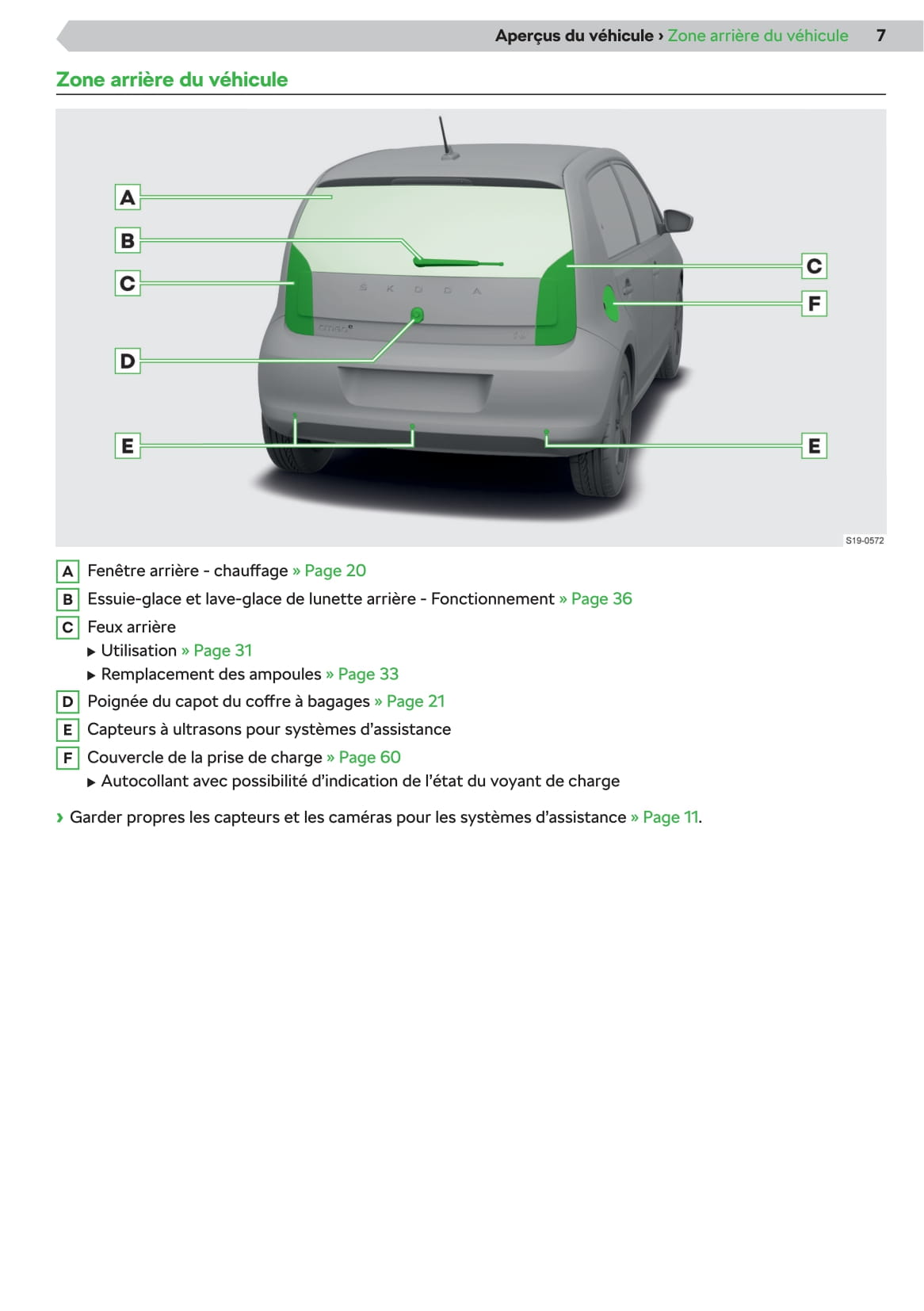 2019-2020 Skoda Citigo-e iV Owner's Manual | French