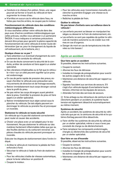 2019-2020 Skoda Citigo-e iV Owner's Manual | French