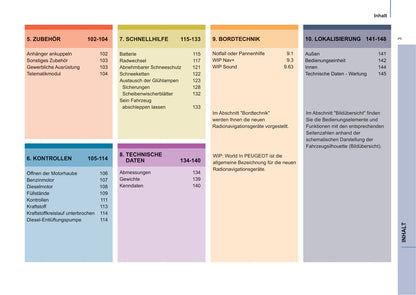 2013-2014 Peugeot Partner Owner's Manual | German