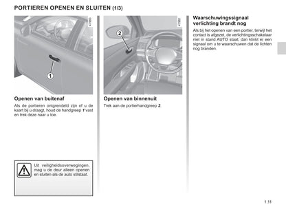 2020-2021 Renault Talisman Owner's Manual | Dutch