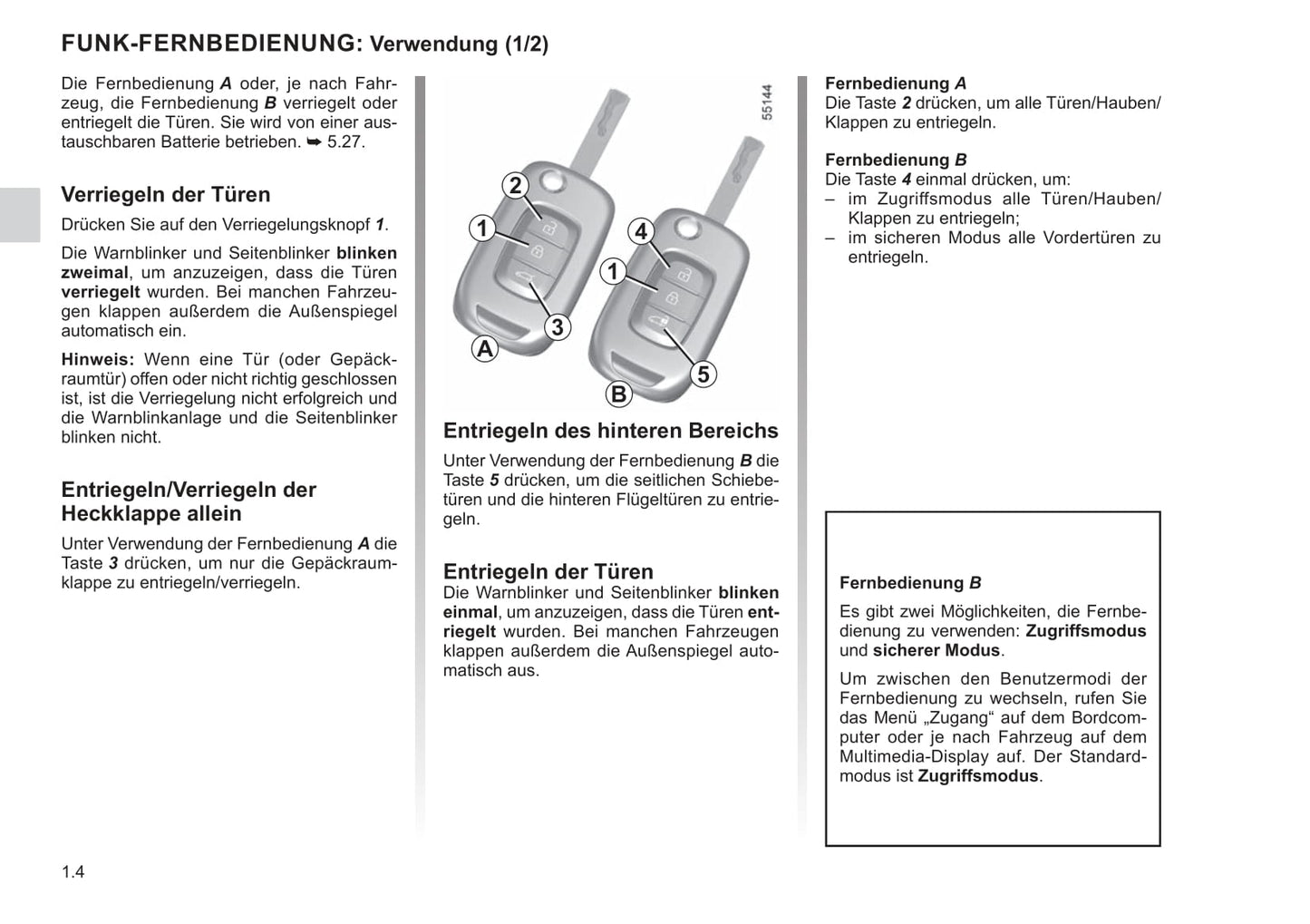 2021-2022 Renault Kangoo Gebruikershandleiding | Duits